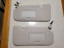 2008-2012 Ford Escape Illuminated Light Gray Sun Visors Pair Homelink Oem 2008-2012 Ford Escape Illuminated Light Gray Sun Visors Pair Homelink Oem