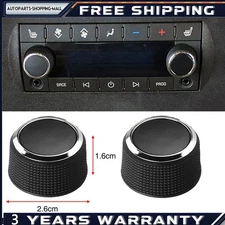 2Pcs Rear Control Knobs Audio Radio For Escalade Enclave Tahoe Chevrolet GMC
