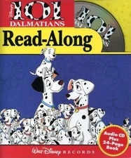 One Hundred One Dalmatians Story and Songs Paperback Book & Audio (CD)