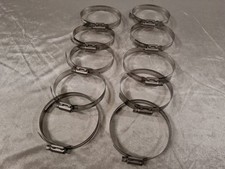 Lot Of (10) 4" 42.6-122mm KK 316 Hose Clamp Stainless Steel 4.5 Inch
