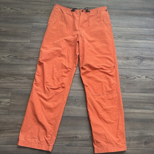 Structure Carpenter Cargo Mens Medium Pants Orange Nylon Vintage 90s Rare Find - Picture 13 of 13