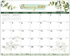 2026 Magnetic Calendar for Refrigerator Jan.2026-Dec.2026, 8" x 10"