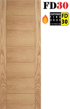 LPD Interno Rovere Carini Prefinito 7 Pannelli Porte Massello Fuoco FD30 + Consegna