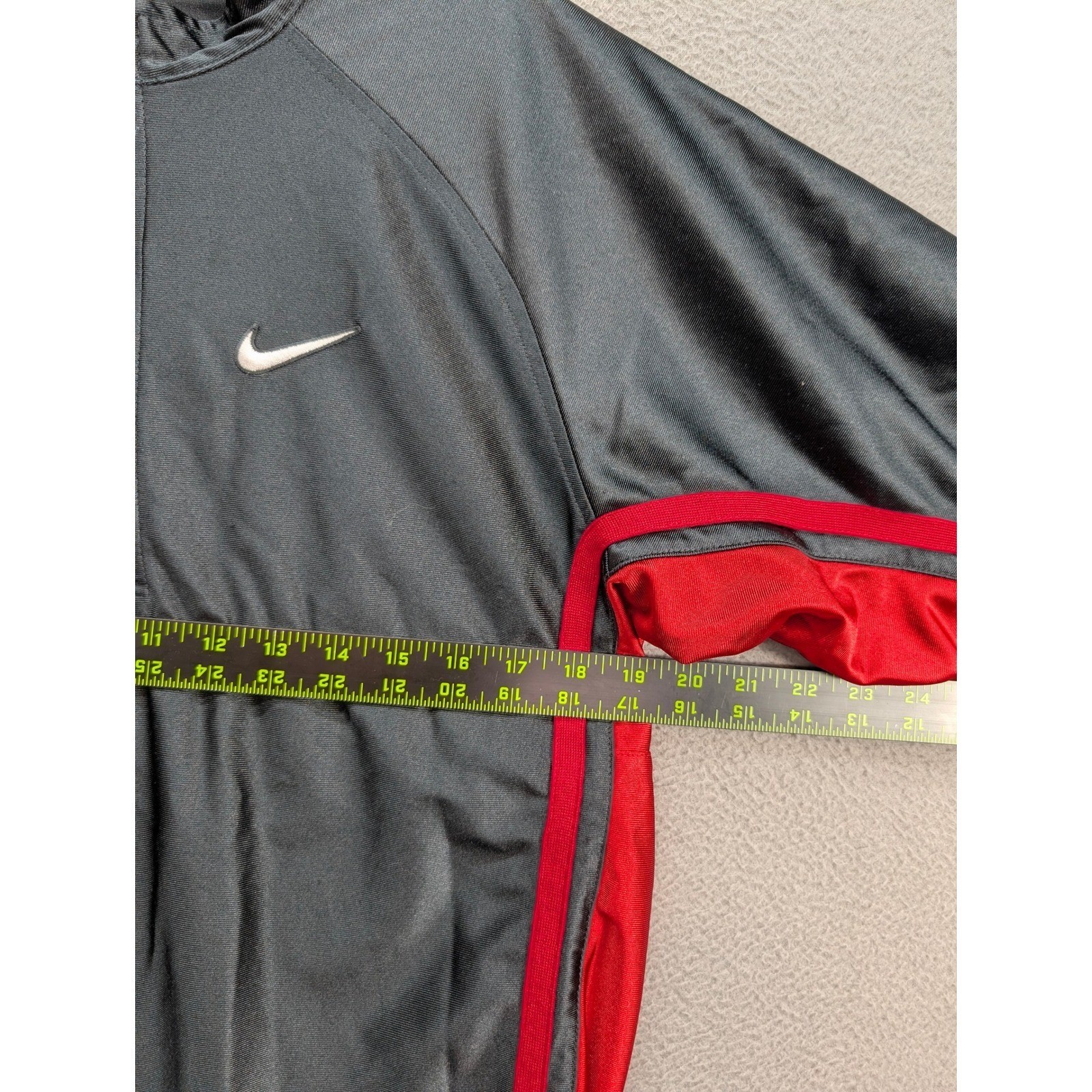 Vintage Nike Team Basketball Jersey Shirt Youth 1/4 Zip Swoosh Warm Up Size L