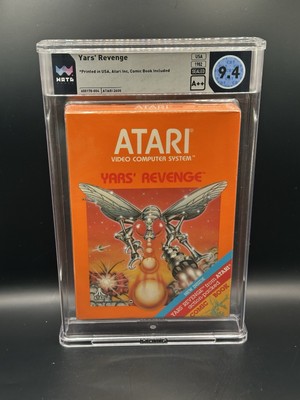 Atari 2600 Yars' Revenge 9.4 A++ - Graded - New - Sealed - Wata