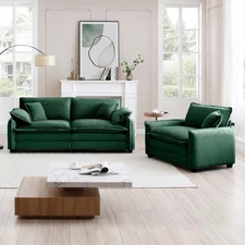 NEW⚡Modern Living Room Sofa Two Pieces Set,Suitable for Living room and Small Ap