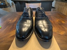 Cobbler Union Mens Cap Toe Oxford, RICHARD - BLACK CALF - CITY 1 11 UK / 12 US