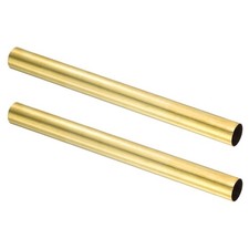2Pcs H62 Brass Round Tube 17mm OD 0.5mm Wall Thickness 200mm Length Pipe Tubing