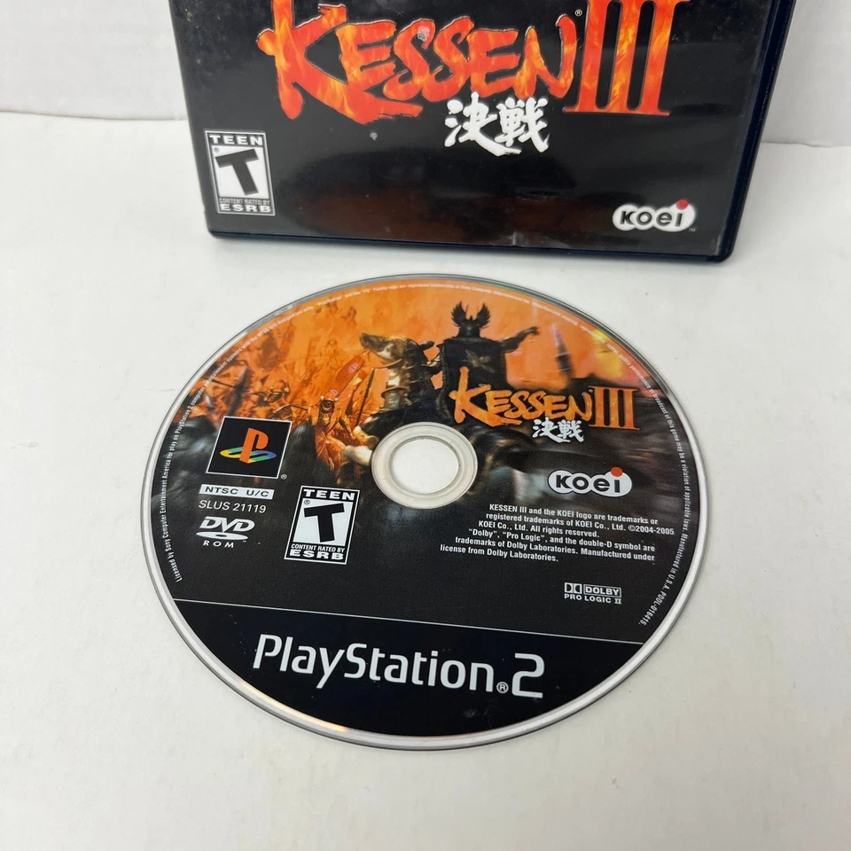 Kessen III 3 PlayStation 2 PS2 Video Game Strategy Action No Manual - Image 2 of 4