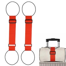 2Pcs Luggage Straps for Suitcases, Adjustable Luggage Connector Straps, Lugga...