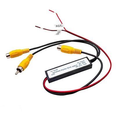 2 to 1 Channel RCA Video Intelligent Switcher for Car USA