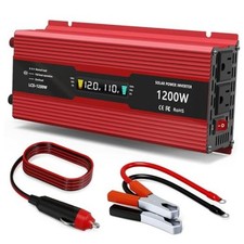 1200W Car Power Inverter DC 12V to 110V AC Converter 1200W Inverter Power