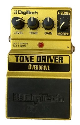 DigiTech Tone Driver Overdrive Guitar Effect Pedal - Gold/Black/Silver