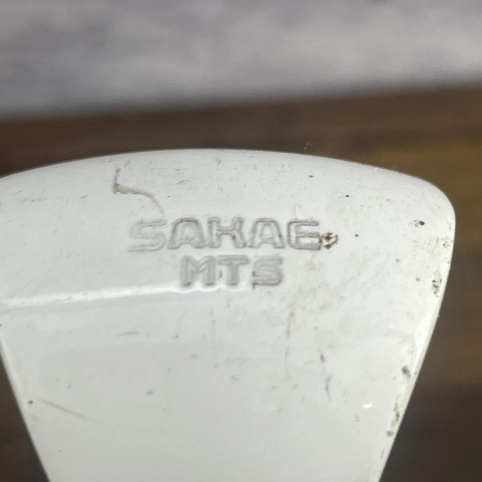 Vástago de pluma vintage Sakae SR MTS 1" 22,2 mm 25,4 mm blanco Japón MTB caída de suciedad Foto 2 de 4