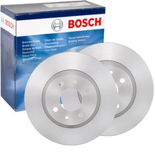 2X BOSCH BREMSSCHEIBEN Ø257,5mm VORNE PASSEND FÜR ALFA ROMEO 145 146 155 FIAT