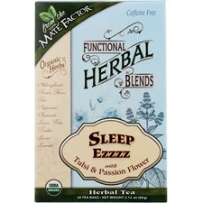 Mate Factor Organic Herbal Tea Sleep Ezzzz With Tulsi & Passion Flower 20 Bags