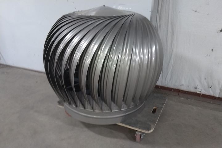 Romlair RR-30 SS 30 In Base Diameter Wind-Driven Roof-Mount Exhaust Fan