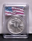 1991 USA $1 Silver Eagle Coin 9-11-01 WTC Ground Zero Recovery PCGS Gem UNC