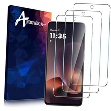 3 Pack Designed for Screen Protector Tempered glass film.Anti Moto Edge 2026