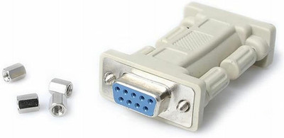 DB9 RS232 Serial Null Modem Adapter - F/F - Null Modem Adapter - DB-9 (F) to DB-