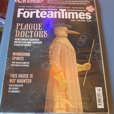 Fortean Times magazine Plague Doctors FT393 June 2020 New & Sealed