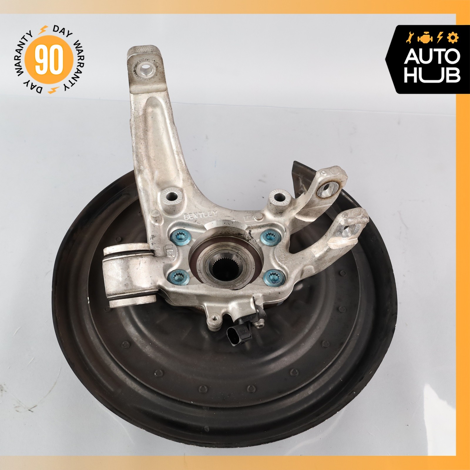 07-12 Bentley Continental GTC Rear Left Side Spindle Knuckle Hub OEM 43k