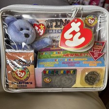 Ty Beanie Babies Platinum Edition Club Kit Collectors Coin Cards Certificate