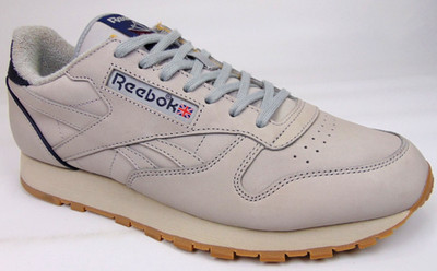 NEW! Reebok Classic LTHR Men s Casual Sneakers Size 9.0 M Gray Walking Shoes