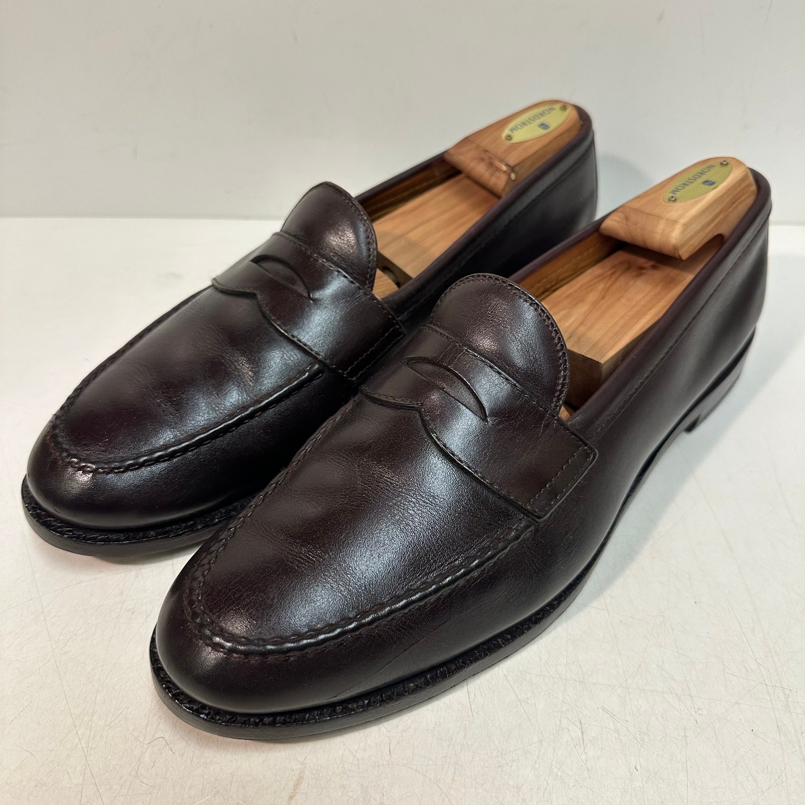 Alden 984 Burgundy Calfskin LHS / Penny Loafer