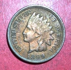 1899 US Indian Head Cent! XF Details! Old US Coin!