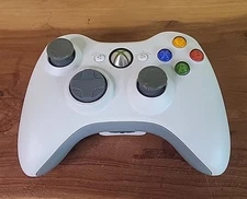 Official Microsoft Xbox 360 White Wireless Controller Tested* Authentic