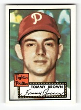 1983 Topps 1952 Reprint Series Tommy Brown #281 Philadelphia Phillies