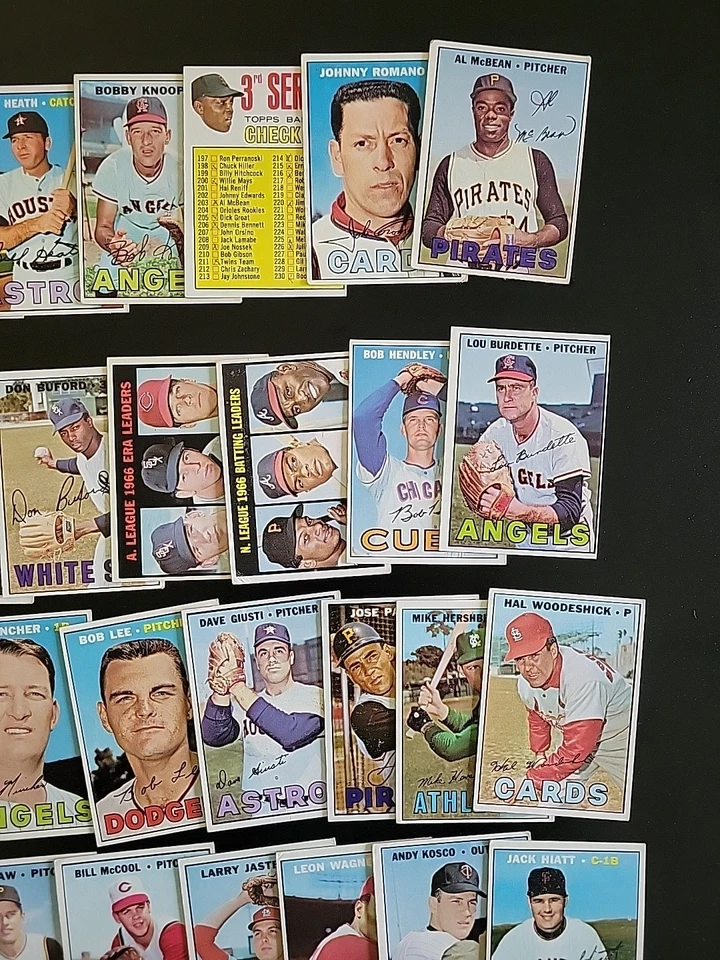 1967 Topps Baseball Card Lot - 50 Different - W/ Jack Hamilton and Steve Hargan - Image 4 of 4