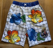 Toy Story Swim Trunks Hawaiian Vacation Swim Trunks Boys Sz 5 Disney Pixar