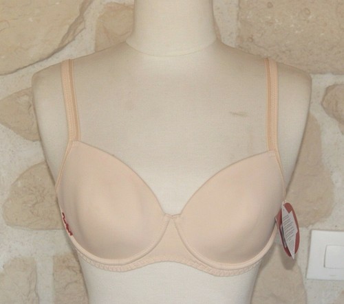 Soutien-Gorge Beige Figfort Modèle Marie - 100B - Sans Armatures - Neuf Avec Étiquettes