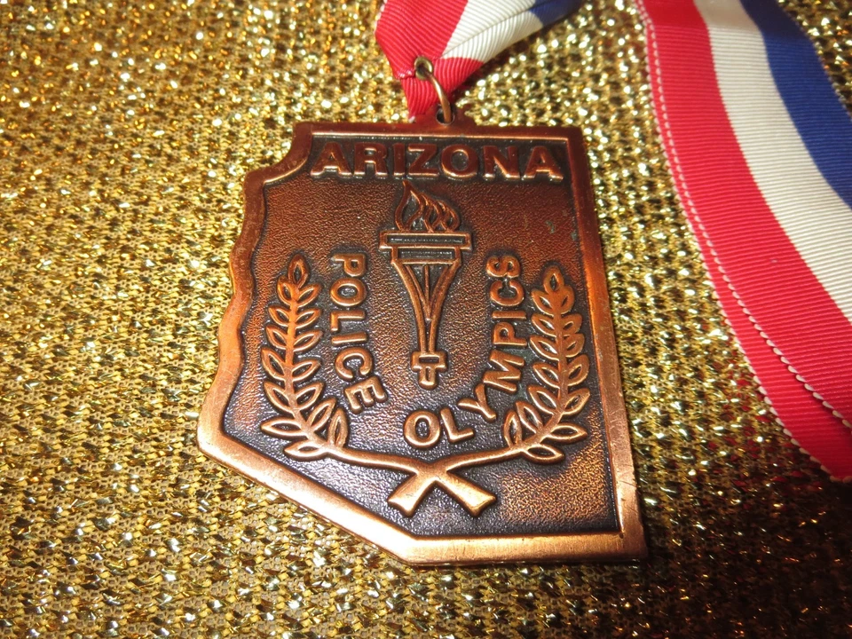 Arizona State Police Olympics Track & Field Bronze Winning Medal - Image 2 of 3