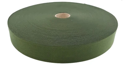 C L DISTRIBUTION Olivgrün 50mm/5.1cm Gurtband - UK Gewebt - Militär Spezifikation Made
