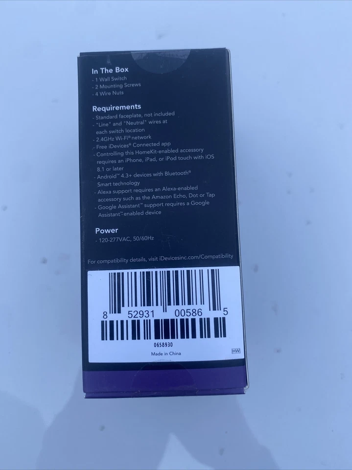 iDevices Wi-Fi Enabled In-Wall Smart Switch - Alexa, HomeKit & Google - Image 4 of 4