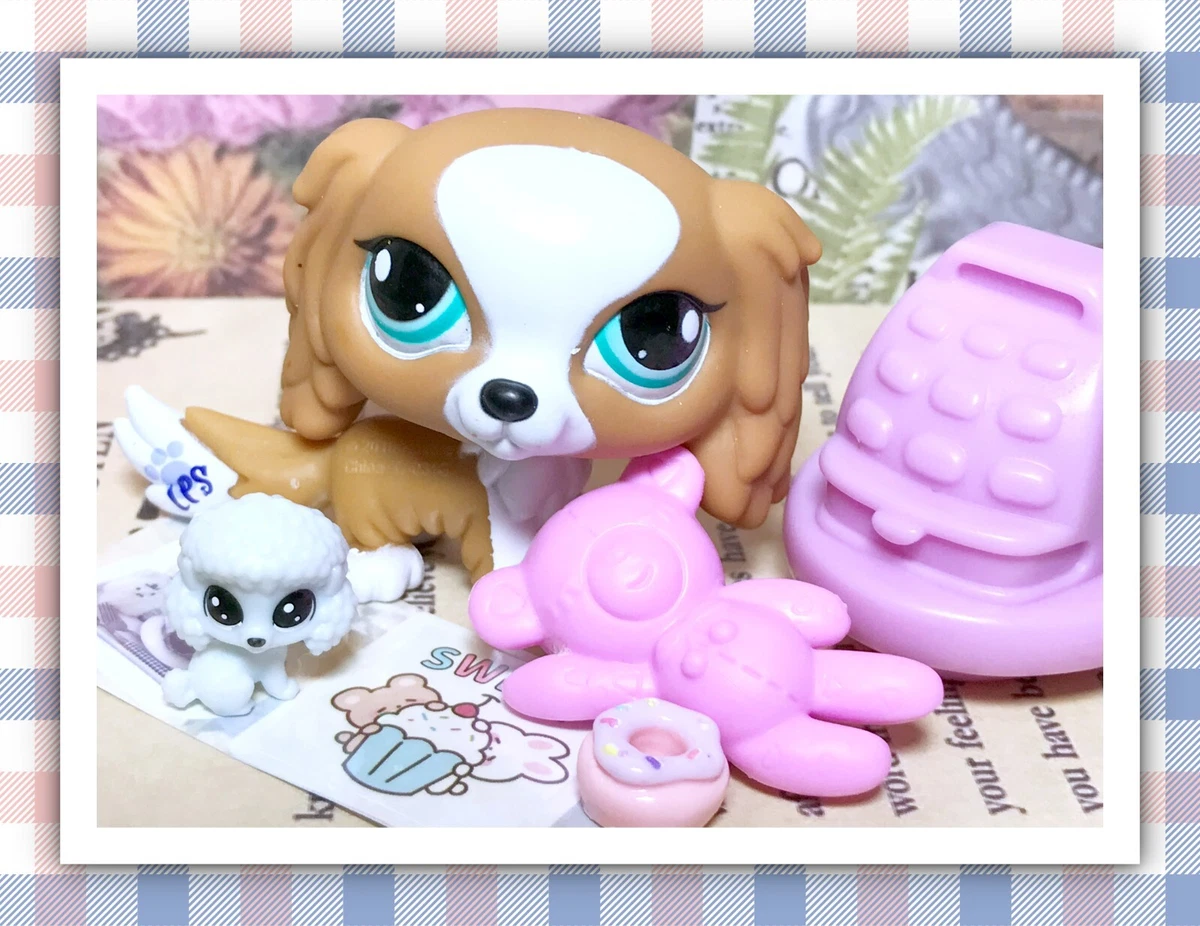 Littlest Pet Shop HASBRO - Chien Cavalier King Charles #1825 - Authentique Et Original