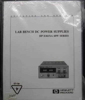Lab Bench DC Power Supplies HP E361XA 60W Series - Hewlett-Packard Manual