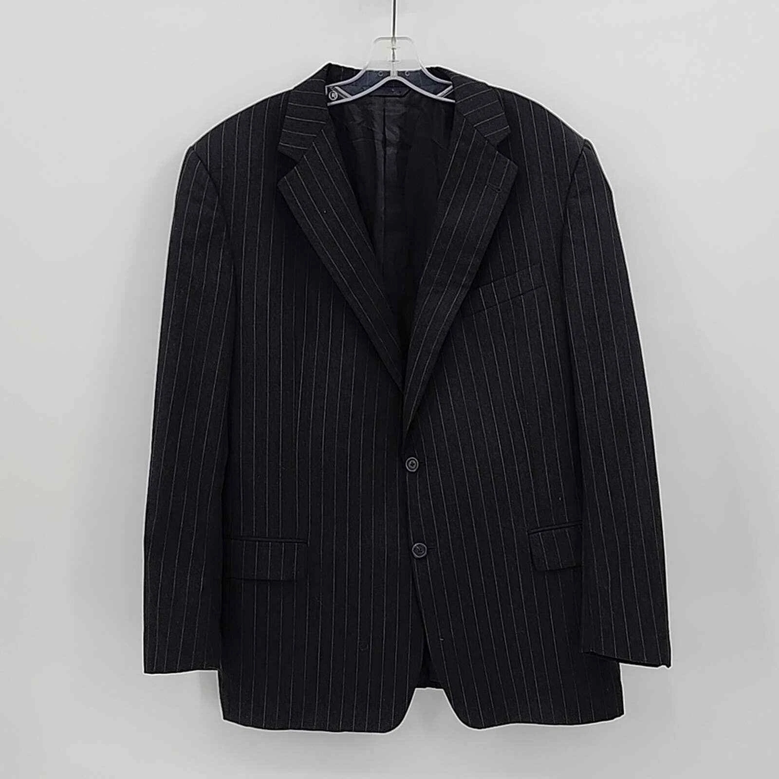 Blazer sportivo da uomo grigio Burberry London gessa due bottoni taglia 42 lungo