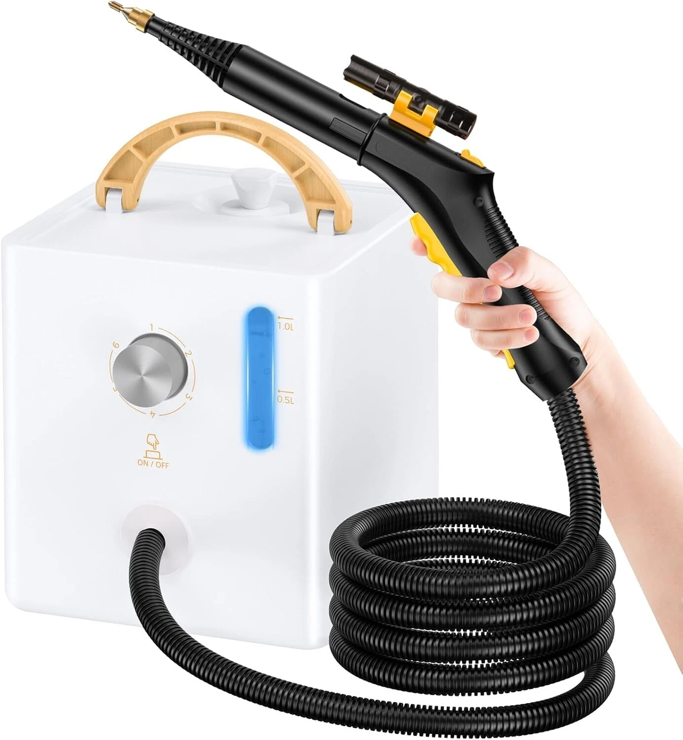 Steam Cleaner with Trigger Control, High Pressure Handheld Steamer for Cleani...
Opens in a new wind