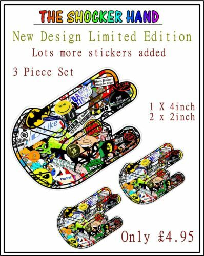 4x Sticker Adesivi Adesivo Vinyl Auto Moto Tuning Bandiera