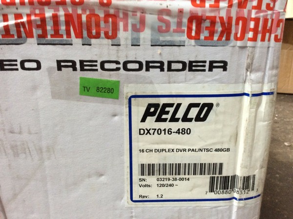 Pelco Dx 7000 Series 16 Channel Digital Video Recorder Dx7116 480 Usm9 Investor Hour Com
