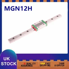 12mm Linear Sliding Rail Miniature Guide 250-550mm + MGN12H Sliding Block CNC