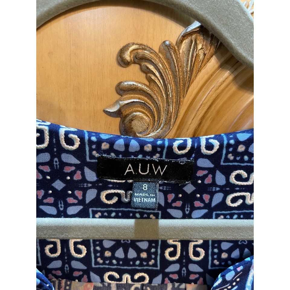 AUW Knee Length Dress Size 8 eBay