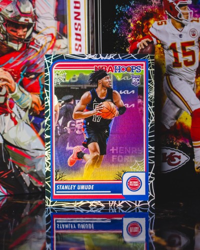 2023-24 Panini Haunted Hoops Stanley Umude #69 Web Holo Rookie