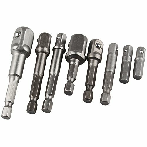 8PCS zoccolo impatto hex shank drill bit bar set 1/10,2 cm 3/20,3 cm (s2e)