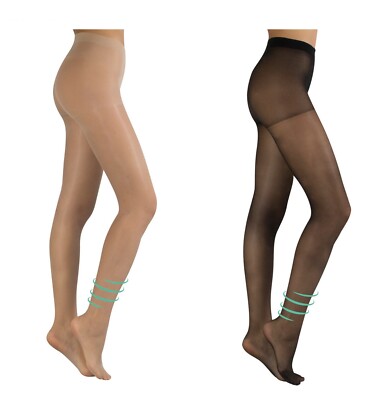 Support Tights Medium Graduated Compression Factor 8 Pantyhose for Women& Girls