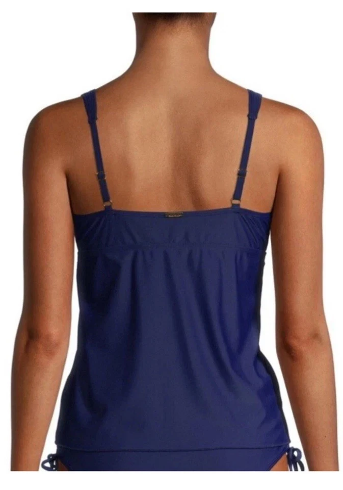 Traje de baño Tankini Cinch para mujer Top de Nicole Miller Simply Fit C5 Foto 4 de 4